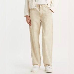 Levi’s Dad Utility Pant - Women’s Size 26 - Lines in the Sand - Tan - Brand New
